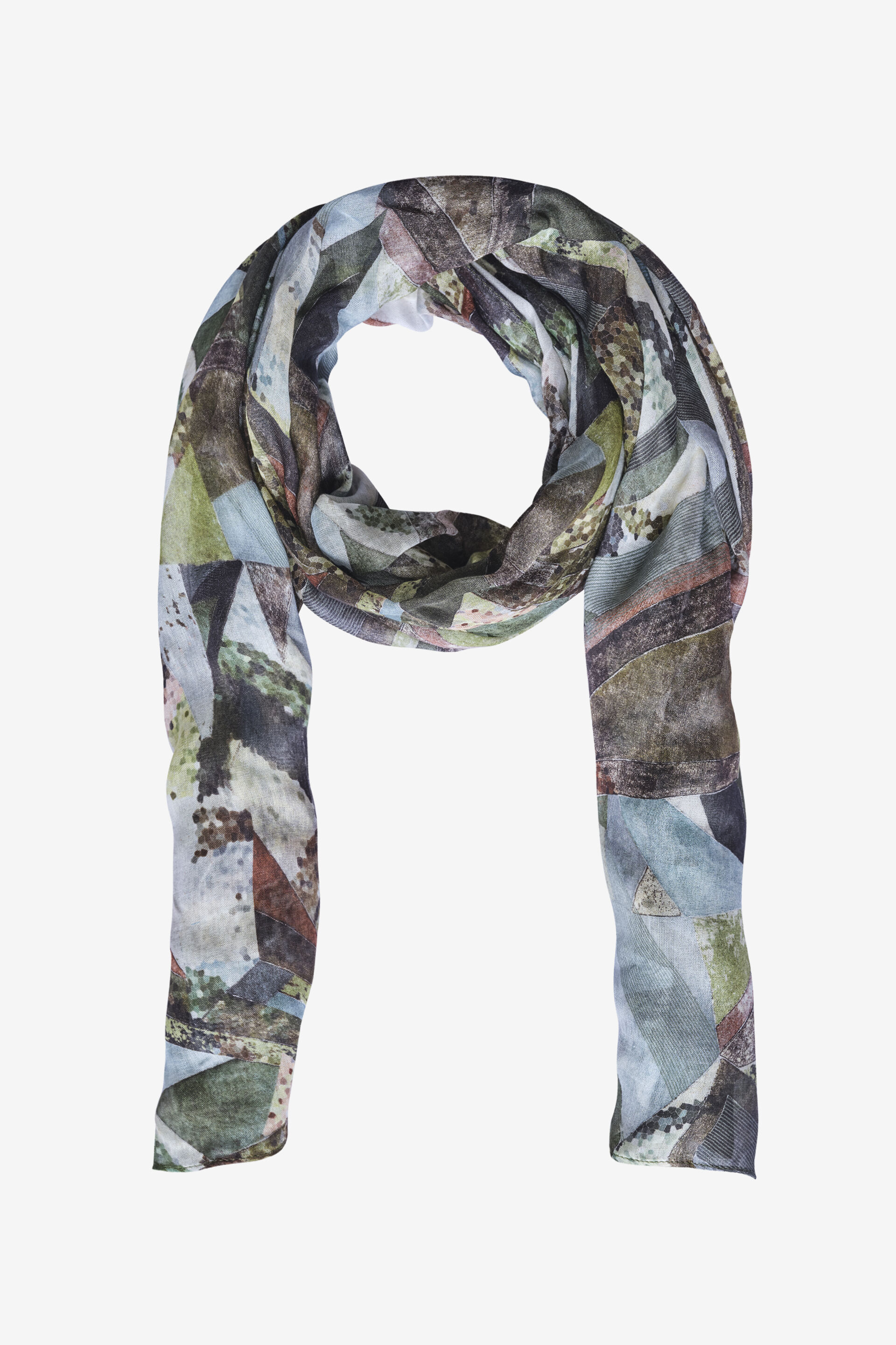Kaleidoscopic Modal Scarf, , image 1